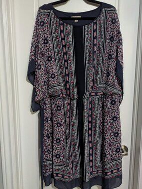 CB Established 1962 Lined Short Plus Sized Dress (US 22 W)